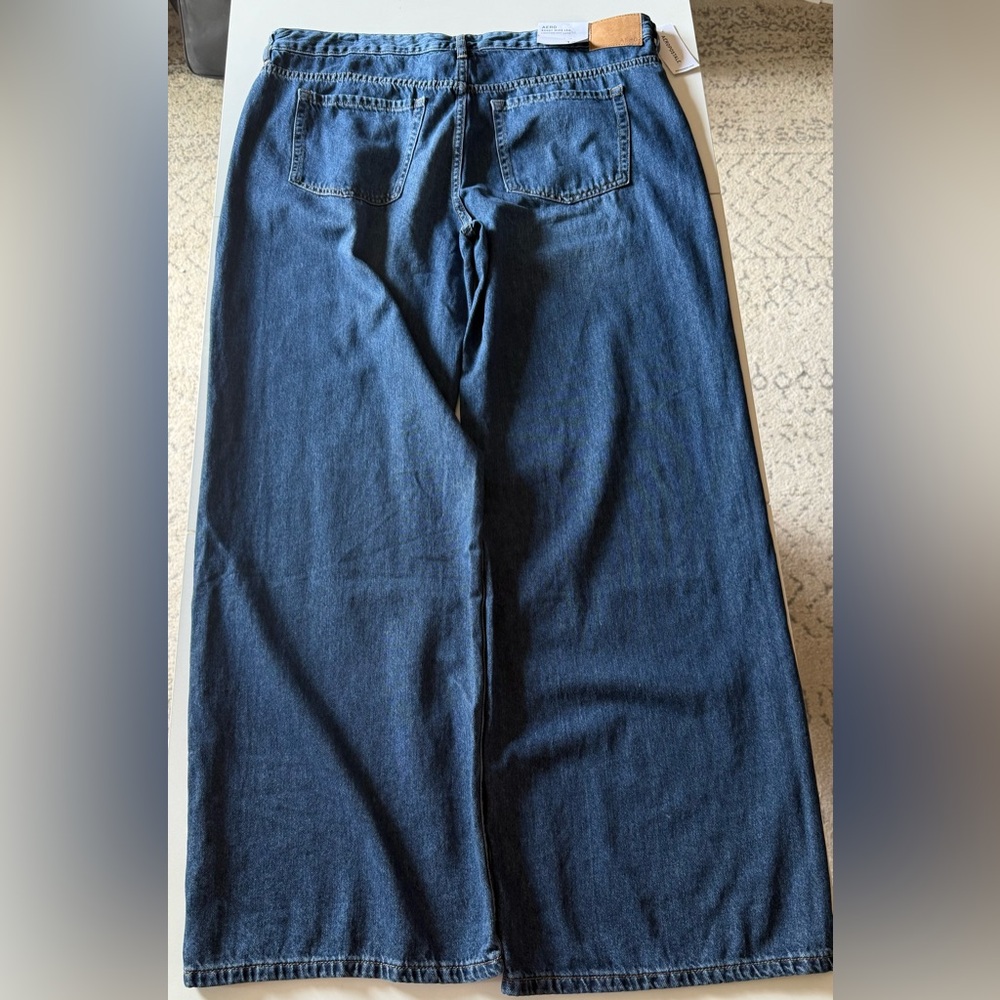 Aeropostale Size 14R Baggy Wide Leg Lightweight Luxe Jeans - Picture 3 of 7